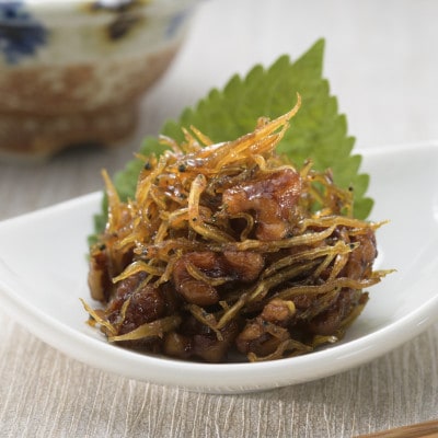 【詰合】「くるみ入生炊きしらす佃煮 150g」×「ほたて甘露煮 250g」