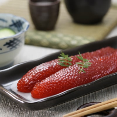 【詰合】「わさび醤油筋子 300g」×「鱒筋子醤油漬 300g」　合計600g