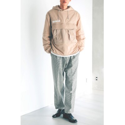 [KAPOK KNOT] カンガルーパーカー UNISEX ベージュ Lサイズ1着 カポック ダウン