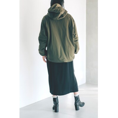 [KAPOK KNOT] カンガルーパーカー UNISEX オリーブ Sサイズ1着 カポック ダウン
