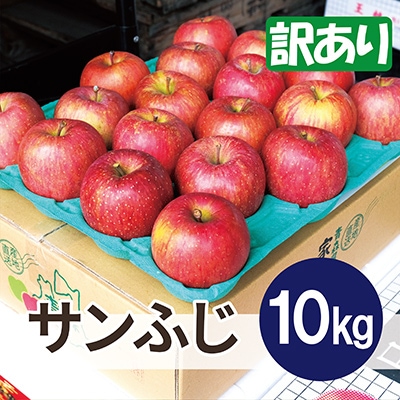 【25年12月出荷予定】平均糖度13度以上! サンふじ 約10kg 訳あり
