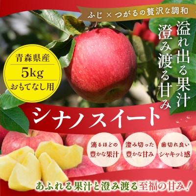 【26年11月より順次発送】平均糖度13度以上! シナノスイート 約5kg おもてなし用　青森りんご