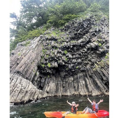 浅虫温泉2人乗りカヤックツアー1組(2名)様【体験時間:約2時間】