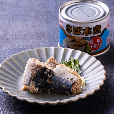 マルハニチロ さば水煮 食塩不使用 190g×24個
