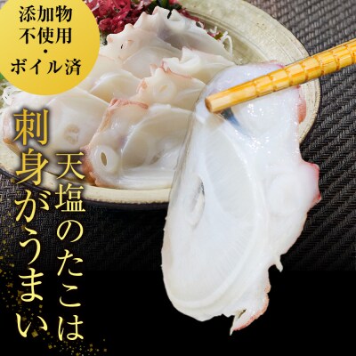 12月発送先行受付 自信作!天塩産たこ足4本セット＜浪岡屋＞【BP007】