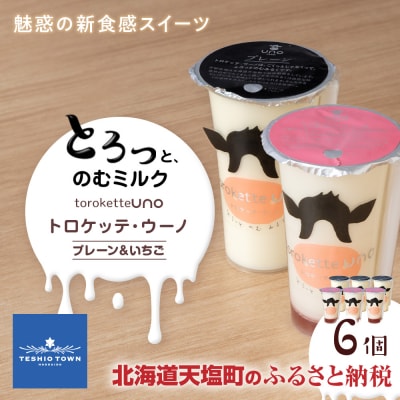 トロケッテ・ウーノ プレーン&いちご 合計6個