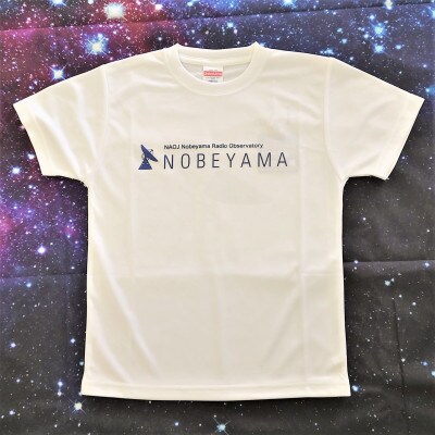 国立天文台野辺山オリジナルTシャツ　-白Sサイズ-