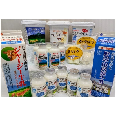 【ヤツレン】信州から牛乳を使った製品セット(牛乳、ヨーグルトなど)