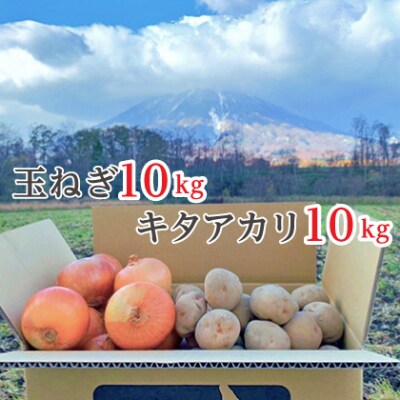 山田農場じゃがいも(キタアカリ)10kg・たまねぎセット10kg[No.5225-0124] 