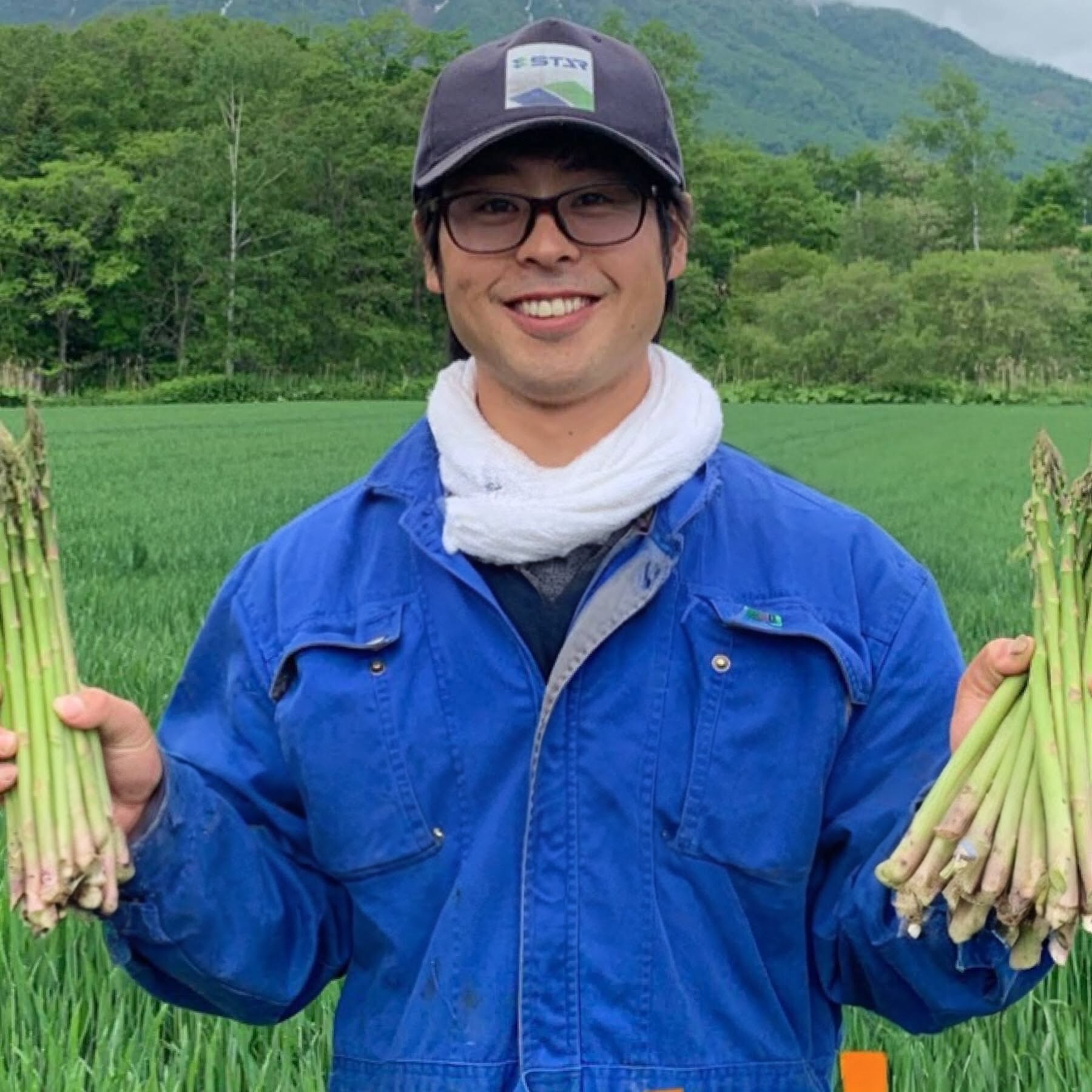 北海道産露地栽培アスパラガスM~2Lサイズ約1kg山田農場