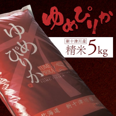《先行受付》【令和7年度産】ゆめぴりか精米(5kg)【1101205】
