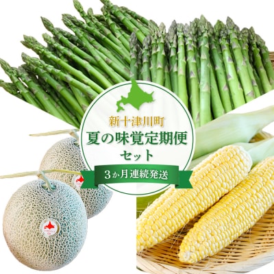 【新十津川町】夏の味覚定期便セット【1203001】