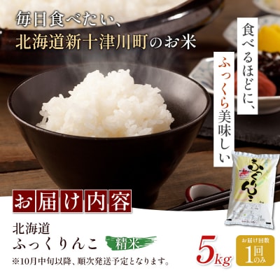 【令和8年度産】ふっくりんこ精米 (5kg)【1103801】