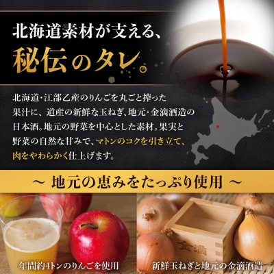 大畠精肉店の上肉じんぎすかんミニパック250g×2袋(計500g)【13021】