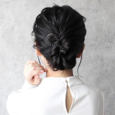 【女性のアイデア×職人技】KANZASHI　Wreath Leaf　1本