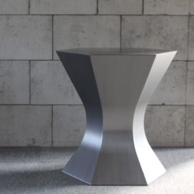 【板金屋がつくる】幾何学 スツール pokkuri stool