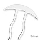 【女性のアイデア×職人技】ステンレス製かんざし「Arc Liner / Silver」