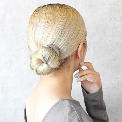 【女性のアイデア×職人技】ステンレス製かんざし「Arc Liner / Silver」