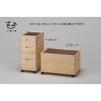 ひのきの　大人の道具箱　Aセット
