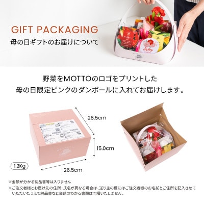 野菜をMOTTO　国産野菜のレンジカップスープ　母の日スープバスケット