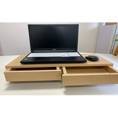 パソコンラック　ホワイト(1個)