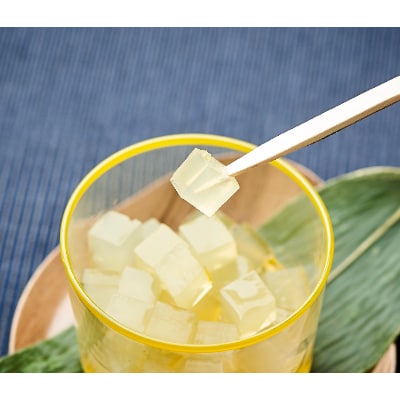 抹茶あんみつとみかんところてん12個セット　伊豆産天草100%ところてん