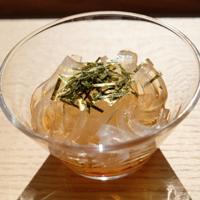 突いて食べるところてん(たれ・突き棒付き)16食セット　伊豆産天草100%ところてん