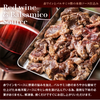 牛ヒレタレ漬けひとくちステーキ3kg(500g×6パック)