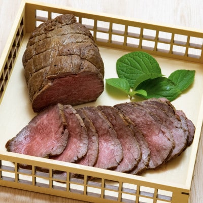 【GRILL 炙之介】黒毛牛のローストビーフ 自家製オニオンソース付き