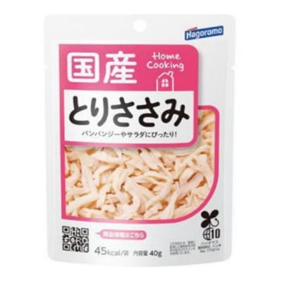 《はごろもフーズ》　ホームクッキング　とりささみ国産　40g(パウチ)×24個