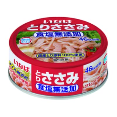 《いなば》とりささみ　食塩無添加　24缶