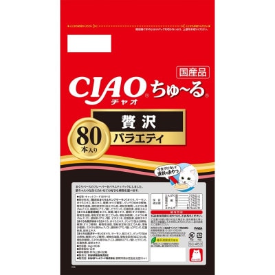 いなば　猫・CIAOちゅ～る　贅沢バラエティ　(14g×80本)×6袋