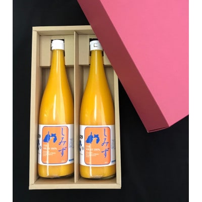 しみず THE MIKAN 100%(清水産みかんジュース)720ml×2本セット