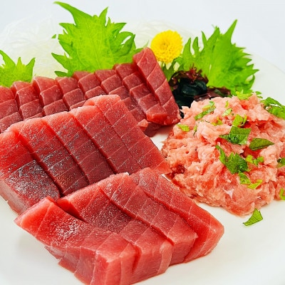 (静岡市)めばち堪能セット(とろたたき&赤身サク)