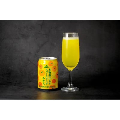 本物果汁入り スパークリングみかん 280ml 24缶入り×1ケース