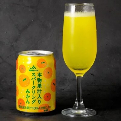 本物果汁入り スパークリングみかん 280ml 24缶入り×1ケース