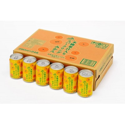 本物果汁入り スパークリングみかん 280ml 24缶入り×1ケース