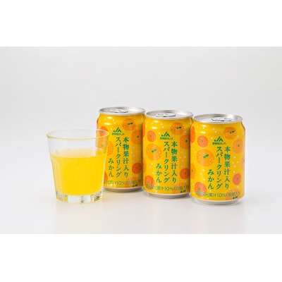 本物果汁入り スパークリングみかん 280ml 24缶入り×1ケース