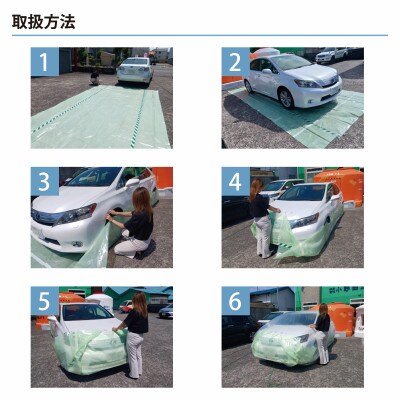 車両水没を防ぐシート　『SAM-CS(サム・カーシート)』　Mサイズ:軽自動車・コンパクトカー対象