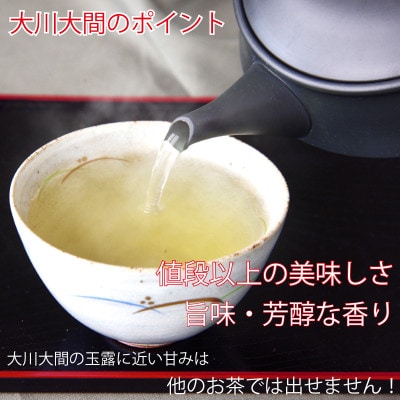 静岡市【静岡茶】 大川大間 100g2袋セット 本山茶