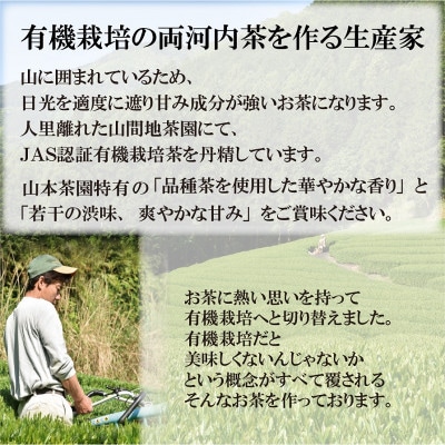 静岡市清水区の有機栽培品種茶2種セット かなやみどり100g さやまかおり100g 静岡茶 静岡県産