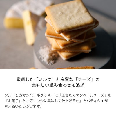 【東京ミルクチーズ工場】ソルト&カマンベールクッキー/蜂蜜&ゴルゴンゾーラクッキー9枚入各2箱セット