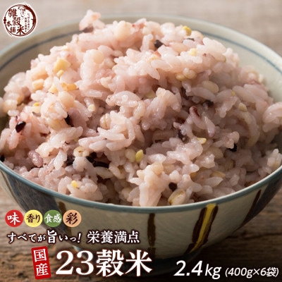 栄養満点23穀米 2.4kg(400g×6袋)