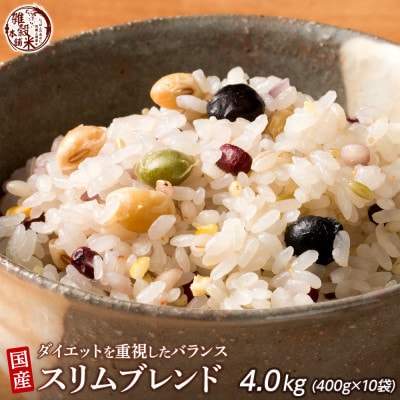 ダイエットを重視したバランス スリムブレンド 4.0kg(400g×10袋)