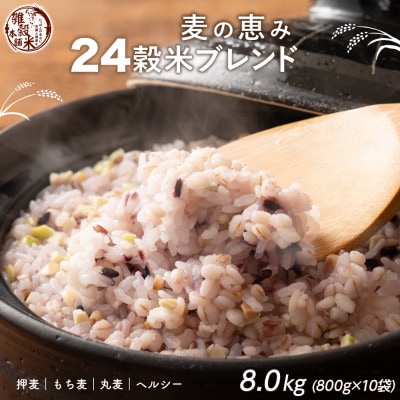 麦の恵み24穀米ブレンド 8kg(800g×10袋)