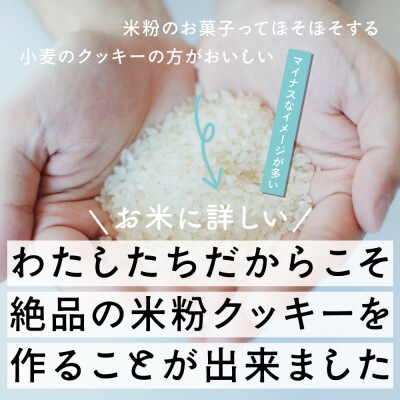 贅沢米粉のクッキー 緑茶 200g(100g×2袋)