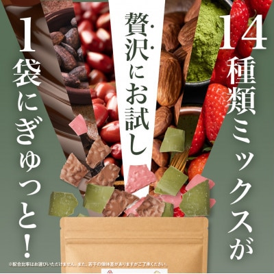 【訳あり】割れチョコ 14種類の贅沢ミックス 500g(500g×1袋)詰合せ