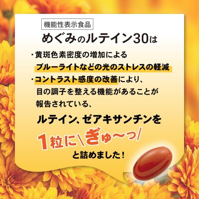 めぐみのルテイン30 90日分(30日分×3袋)