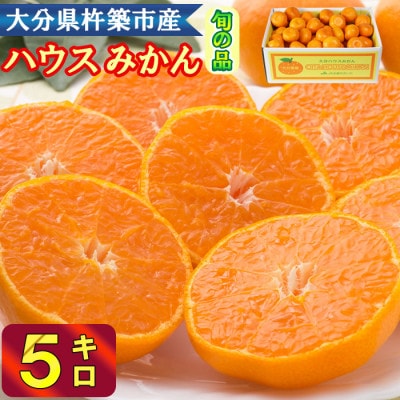 冷やしてひんやり!甘さ広がるハウスミカン!約5kg入り(バラ詰め)
