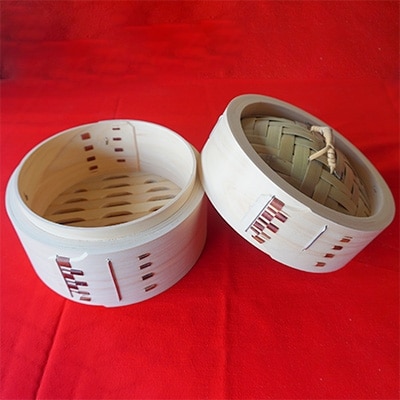 萬力屋の桧曲輪中華セイロ(18cm)1段1組